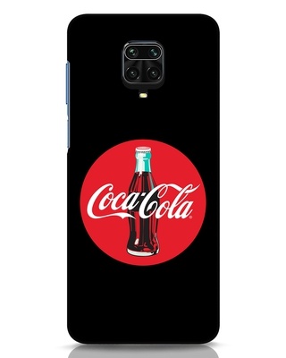Shop Coca Cola Red Bottle Xiaomi Redmi Note 9 Pro Max Mobile Covers-Front