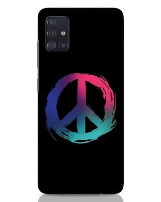 Shop Colors Of Peace Samsung Galaxy A51 Mobile Cover-Front