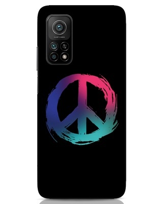 Shop Colors Of Peace Xiaomi Mi 10T Mobile Cover-Front