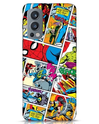 Shop Comic Page (AVL) Designer Hard Cover for OnePlus Nord 2-Front