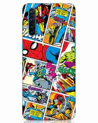 Shop Comic Page Oppo F15 Mobile Covers (AVL)-Front