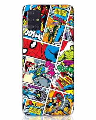 Shop Comic Page Samsung Galaxy A51 Mobile Cover (AVL)-Front