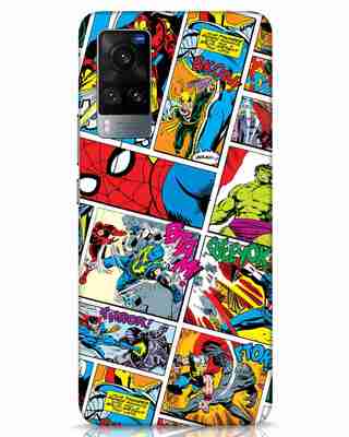 Shop Comic Page Vivo X60 Mobile Covers (AVL)-Front