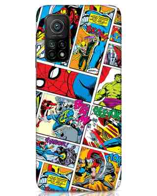 Shop Comic Page Xiaomi Mi 10T Mobile Covers (AVL)-Front