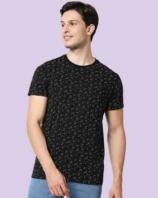 Shop Constellation AOP Half Sleeve T-Shirt-Front
