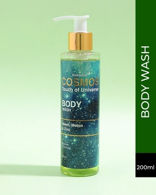 Shop COSMOS Body Wash by Bewakoof with Neem Melon & Zinc 200ml-Front