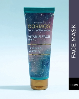 Shop COSMOS Vitamin Face Mask by Bewakoof with Hibiscus and Vitamin C 100g-Front