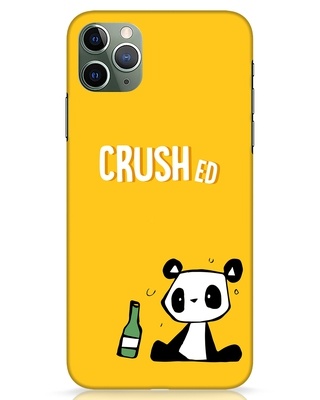 Shop Crushed Panda Designer Hard Cover for iPhone 11 Pro Max-Front