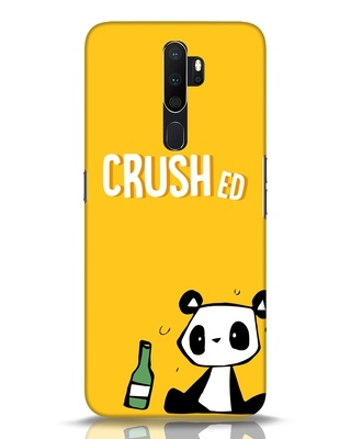 Shop Crushed Panda Designer Hard Cover for Oppo A5 2020-Front