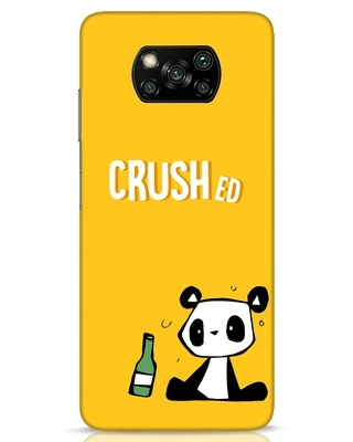Shop Crushed Panda Designer Hard Cover for Xiaomi Poco X3 Pro-Front
