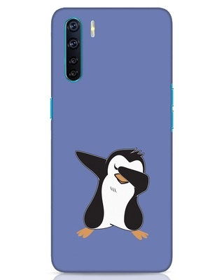 Shop Dab Penguin Oppo F15 Mobile Covers-Front