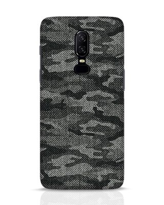 Shop Dark Camo OnePlus 6 Mobile Cover-Front