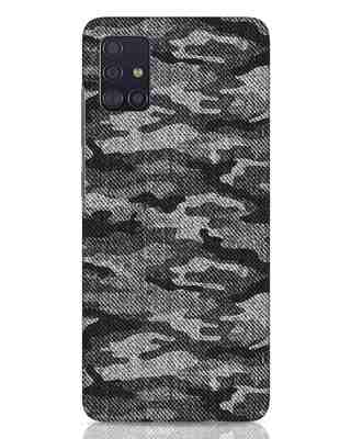 Shop Dark Camo Samsung Galaxy A51 Mobile Cover-Front