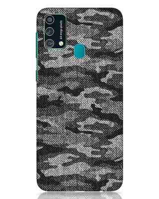 Shop Dark Camo Samsung Galaxy F41 Mobile Covers-Front