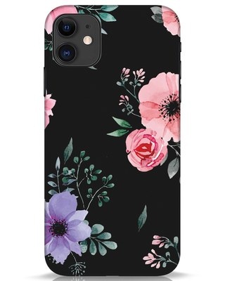 Shop Dark Florals iPhone 11 Mobile Cover-Front