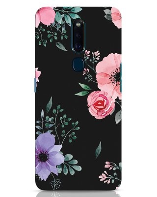 Shop Dark Florals Oppo F11 Pro Mobile Cover-Front