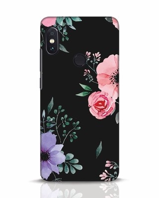 Shop Dark Florals Xiaomi Redmi Note 5 Pro Mobile Cover-Front