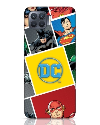 Shop Dc Square 3D Designer Cover for Oppo F17 Pro-Front