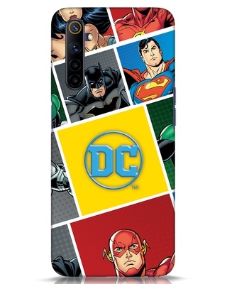 Shop Dc Square 3D Designer Cover for Realme 6i-Front
