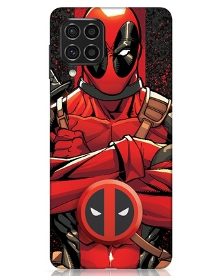 Shop Deadpool 3D Designer Cover for Samsung Galaxy F62-Front