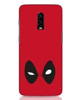 Shop Deadpool Eyes (DPL) Designer Hard Cover for oneplus 6T-Front