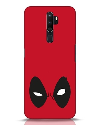 Shop Deadpool Eyes (DPL) Designer Hard Cover for Oppo A5 2020-Front