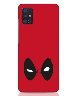 Shop Deadpool Eyes (DPL) Designer Hard Cover for Samsung Galaxy A51-Front