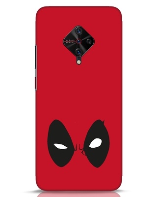 Shop Deadpool Eyes (DPL) Designer Hard Cover for Vivo S1 Pro-Front