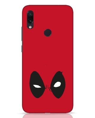 Shop Deadpool Eyes (DPL) Designer Hard Cover for Xiaomi Redmi Note 7 Pro-Front