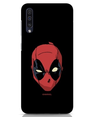 Shop Deadpool Face Samsung Galaxy A50 Mobile Cover (DPL)-Front