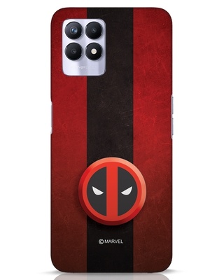 Shop Deadpool Shadow 3D Designer Cover for Realme 8i-Front