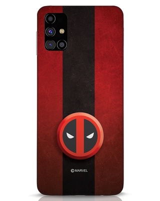 Shop Deadpool Shadow 3D Designer Cover for Samsung Galaxy M31s-Front