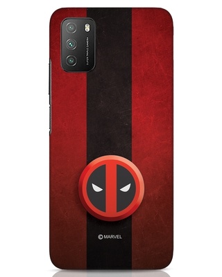 Shop Deadpool Shadow 3D Designer Cover for Xiaomi Poco M3-Front