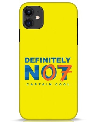 Shop Definitely Not 7 iPhone 11 Mobile Cover-Front