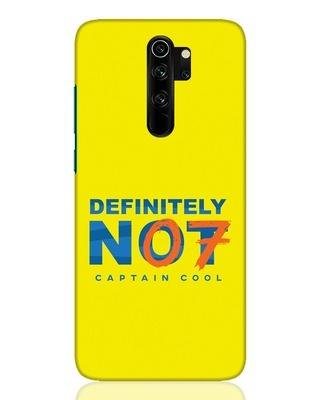 Shop Definitely Not 7 Designer Hard Cover for Xiaomi Redmi Note 8 Pro-Front