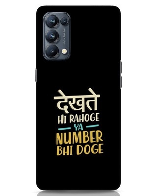 Shop Dekhte Hi Rahoge Oppo Reno 5 Pro Mobile Cover-Front