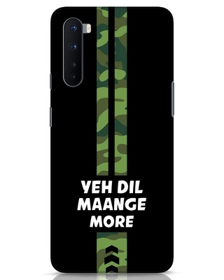 Shop Dil Maange More Designer Hard Cover for OnePlus Nord-Front