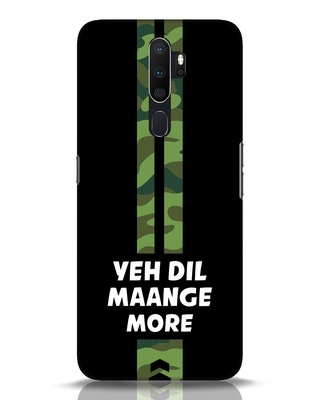 Shop Dil Maange More Designer Hard Cover for Oppo A5 2020-Front