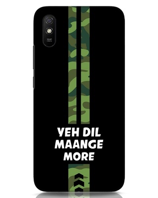Shop Dil Maange More Designer Hard Cover for Xiaomi Redmi 9A-Front