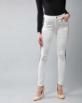 white colour ki jeans