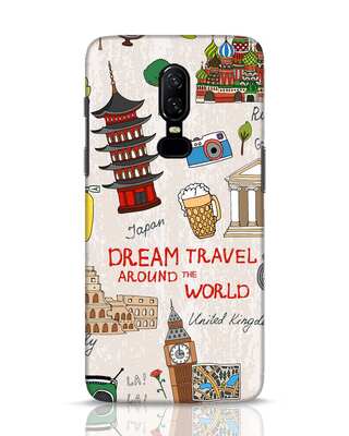 Shop Dream Travel OnePlus 6 Mobile Cover-Front