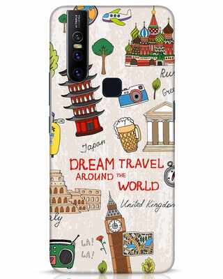 Shop Dream Travel Vivo V15 Mobile Cover-Front