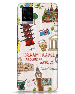 Shop Dream Travel Vivo V20 Mobile Covers-Front