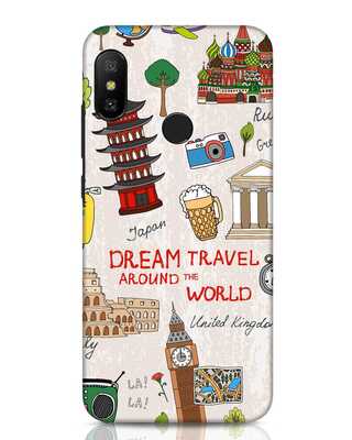 Shop Dream Travel Xiaomi Redmi Note 6 Pro Mobile Cover-Front