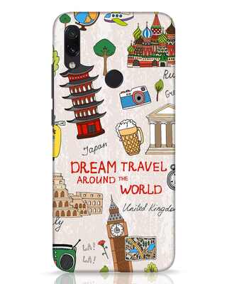 Shop Dream Travel Xiaomi Redmi Note 7 Pro Mobile Cover-Front