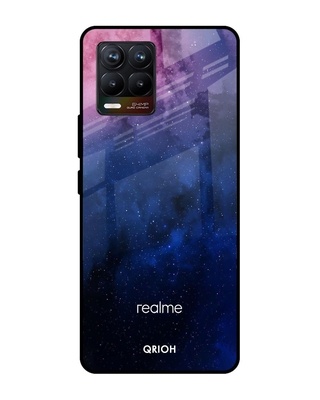 Shop Dreamzone Printed Premium Glass Cover for Realme 8 (Shock Proof, Lightweight)-Front