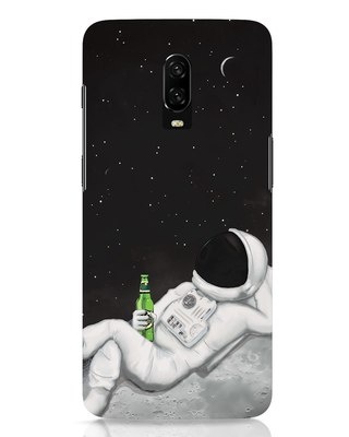 Shop Drinking Astronaut OnePlus 6T Mobile Cover-Front