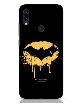 Shop Dripping Batman Xiaomi Redmi Note 7 Pro Mobile Cover (BML)-Front