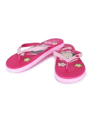 Shop Ego Shoes Women Pink Printed Synthetic Slippers & Flip Flops-Front