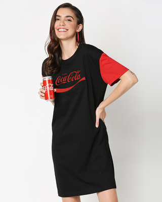 Shop Enjoy Coca-Cola Raglan Dress-Front